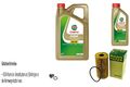 MANN-FILTER Ölfilter 6L CASTROL EDGE 5W-30 M für Nissan Qashqai +2 I 2.0 dCi