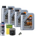 Motoröl 5W30 LIQUI MOLY Top Tec 4200 4L+MANN Ölfilter+Spülung+Ölablassschraube