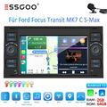 2+64G Autoradio Carplay Für Ford Focus Transit MK7 C S-Max Android 13 GPS NAV BT