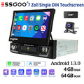 7" Autoradio DAB+ Single DIN Carplay Android 13 4+64G GPS NAVI WIFI KAM BT RDS