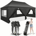 Falt Pavillon 3x3m/3x6m WASSERDICHT Pavillion Gartenzelt Partyzelt Dachmaß Zelt