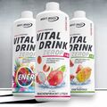 Best Body Nutrition Vital Drink 3 x 1 Ltr. Low Carb Getränke Sirup Set 11,63€/L