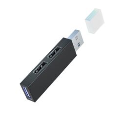 USB 3.0 HUB Verteiler Splitter Adapter Super Speed Datenhub 3 Port für Laptop PC