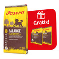 12,5kg Josera Balance Hundefutter + 2 x 900g Gratis