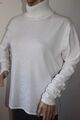 Basler Damen klassischer weißer Rollkragenpullover Viskosemischung Gr. UK 16