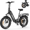 20'' Elektrofahrrad Klapprad eBike 350W Pedelec 25km/h E city bike Shimano 7-Spd