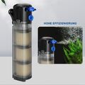 25W Aquarium Innenfilter Aquarienfilter Filter Regelbaren 1500 L/H Wasserpumpe