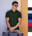 5 Stück Set dickes Herren Poloshirt Fruit of the Loom Heavyweight Hemd 63-204-0