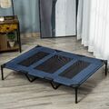 PawHut Hundeliege outdoor Hundebett Katzenbett Haustierbett Schlafplatz Blau