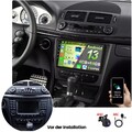 Für Mercedes Benz CLS E-Class W211 W219 Android 13 Autoradio 4G+64G GPS Navi SWC