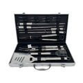 Esmeyer Grillbesteck 18 Teilig Edelstahl Bbq Grillen Profi Set Koffer silber 