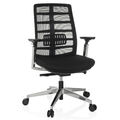 Bürostuhl Chefsessel ergonomisch Mesh Büro Drehstuhl mit Armlehnen hjh OFFICE