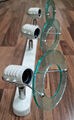 Deckenlampe, weiss, 3 bewegliche Spots, industrial, Lampe, Decke, universell TOP