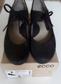 NEU OVP Ecco Damenpumps Gr. 40 schwarz ECHTLEDER Sculptured Mary Jane Schuhe