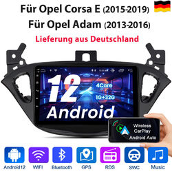 2+32G Carplay 9"Android 12.0 Autoradio GPS Navi Für Opel Corsa E 2015-2019 DAB+