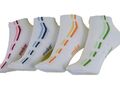 20 Paar Damen Sneaker weiß gestreift Gr.35/38 39/42 Socken Strümpfe Sportsocken