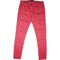 ESPRIT Damen super Stretch Jeans Hose Slim Skinny Fit mid Rise 40 L W31 L30 Rosa