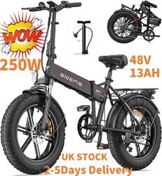 NEW ENGWE 20 Zoll Fat Bike E-Bike Elektrofahrrad 250W 48V 13AH E-Mountainbike