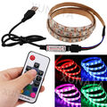 5m RGB LED Backlight TV Hintergrund-Beleuchtung USB Lichtstripe PC-Band Streifen