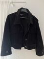 Zara Damen Cord Jacke Gr. S-M Schwarz 