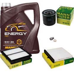 MANN Inspektionspaket 5 L MANNOL Energy 5W-30 für Mazda CX-3 2.0 DK