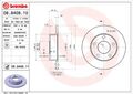 2x BREMBO Bremsscheibe PRIME LINE - UV Coated 08.8408.11 für AUDI VW A4 B5 3B3