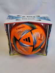 Adidas Match Ball Al Rihla Pro Qatar Orange FIFA WORLD CUP 2022 NEU