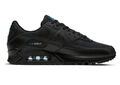 Nike Air Max 90 Sneaker Schuhe Herren Schwarz Black Laser blue DC4116 002