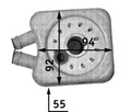 MAHLE Ölkühler Motoröl BEHR CLC 45 000S für FORD AUDI SEAT VW SKODA TRANSPORTER