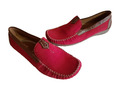 Gabor Damen Leder Mokassin Slipper Farbe rot Größe 39 NEU