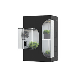 Growbox  2in1  120x90x180 Deluxe 600D Gewächshaus Grow Zuchtzelt Growzelt Zelt