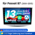 Für VW Passat B7 2010-2015 6+128GB Carplay Android13 Autoradio GPS NAVI AI Voice