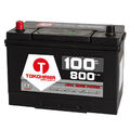 TOKOHAMA Asia Autobatterie 12V 100Ah 800A/EN hohe STARTKRAFT + Pluspol LINKS