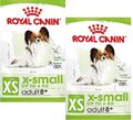 (€ 27,19 / kg) Royal Canin X-Small Adult 8+ XS für sehr kleine Hunde 2 x 500 g