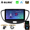 Android 13 Autoradio CarPlay RDS DAB+ Box Kam GPS Navi für Hyundai i10 2007-2012