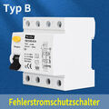 FI Typ B RCD Allstromsensitiv Fehlerstromschutzschalter Wallbox 30/300mA 43/63A