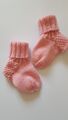 Baby Socken   Merino  handgestrickt * rosa * Fuß 9 cm * Geburt, Geschenke,  NEU