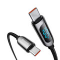 Baseus 100W USB C Ladekabel PD 5A LED Anzeige Schnell Kabel Für Macbook iPad