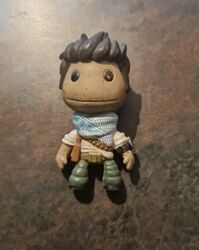 Uncharted Nathan Drake Little Big Planet Sackboy Figur Promo PS3/PS4 