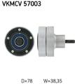 SKF VKMCV 57003 Umlenkrolle Keilrippenriemen für DAF CF 85 XF 105