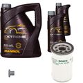 BOSCH Ölfilter 7 L MANNOL Extreme 5W-40 für Fiat Ducato Bus 2.0 JTD