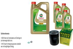 MANN-FILTER Ölfilter 9 L Castrol EDGE 5W-30 LL für Nissan Patrol GR IV