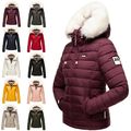 Marikoo Damen Frühling Herbst Jacke Übergangsjacke Steppjacke Kapuze Nasriin NEU