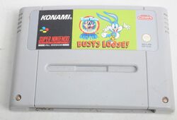 TINY TOON ADVENTURES BUSTER BUSTS LOOSE PAL SNES SUPER NINTENDO KARTON NUR