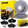 TEXTAR BREMSSCHEIBEN 256mm + BELÄGE VORNE für VW POLO 6N1 6N2 6KV + VW LUPO