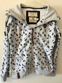 NAKETANO Sweat Hoodie Jacke Federn  grau  Gr.  L  Neuwertig 