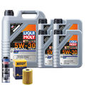 Motoröl 5W30 LIQUI MOLY Special Tec Ll 9L+HENGST Ölfilter +Spülung