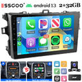 Android13 Autoradio Für Toyota Auris 2006-2012 2+32G CarPlay DAB+ KAM GPS Nav BT