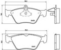 BREMBO Bremsbelagsatz Scheibenbremse PRIME LINE P 59 019 für SAAB OPEL 900 OMEGA