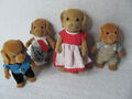 Sylvanian Families - 4 Figuren Hunde Familie - Vintage Sammlerstücke # 3